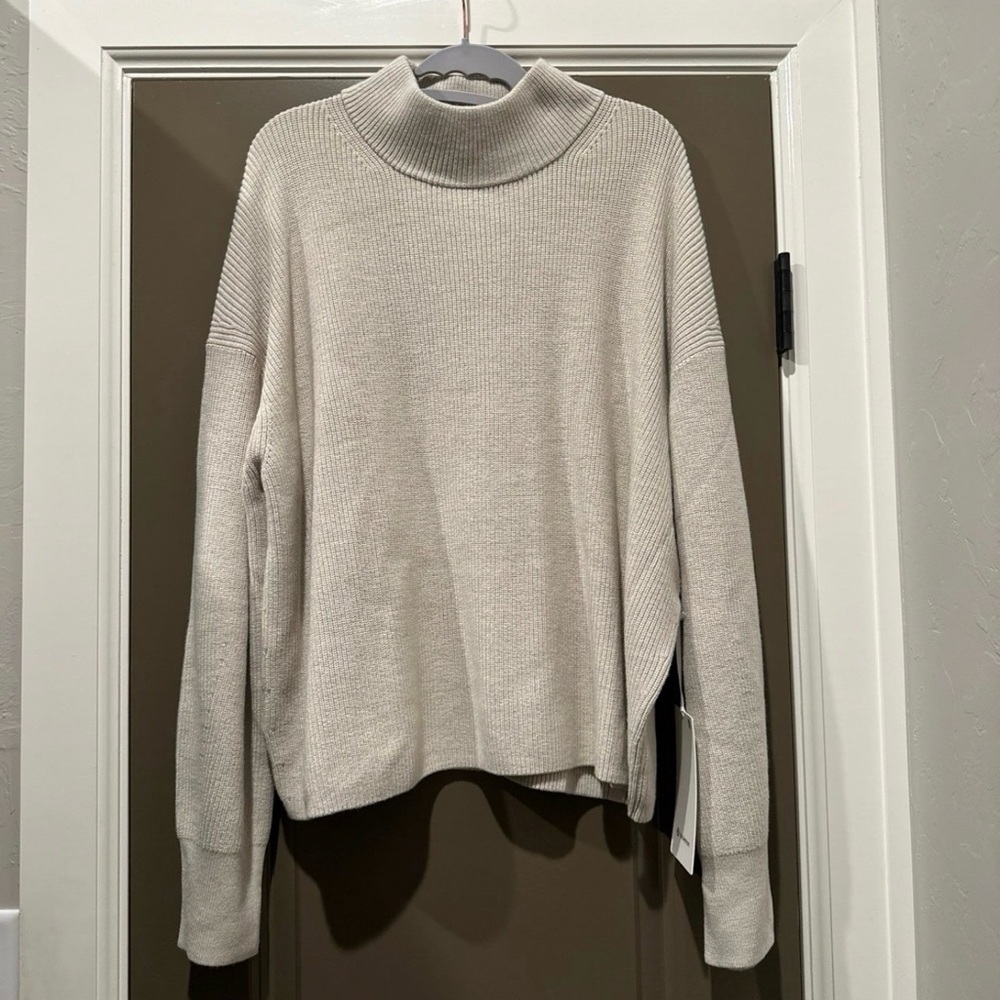 Lululemon Merino Wool-Blend Rib Turtleneck Sweater